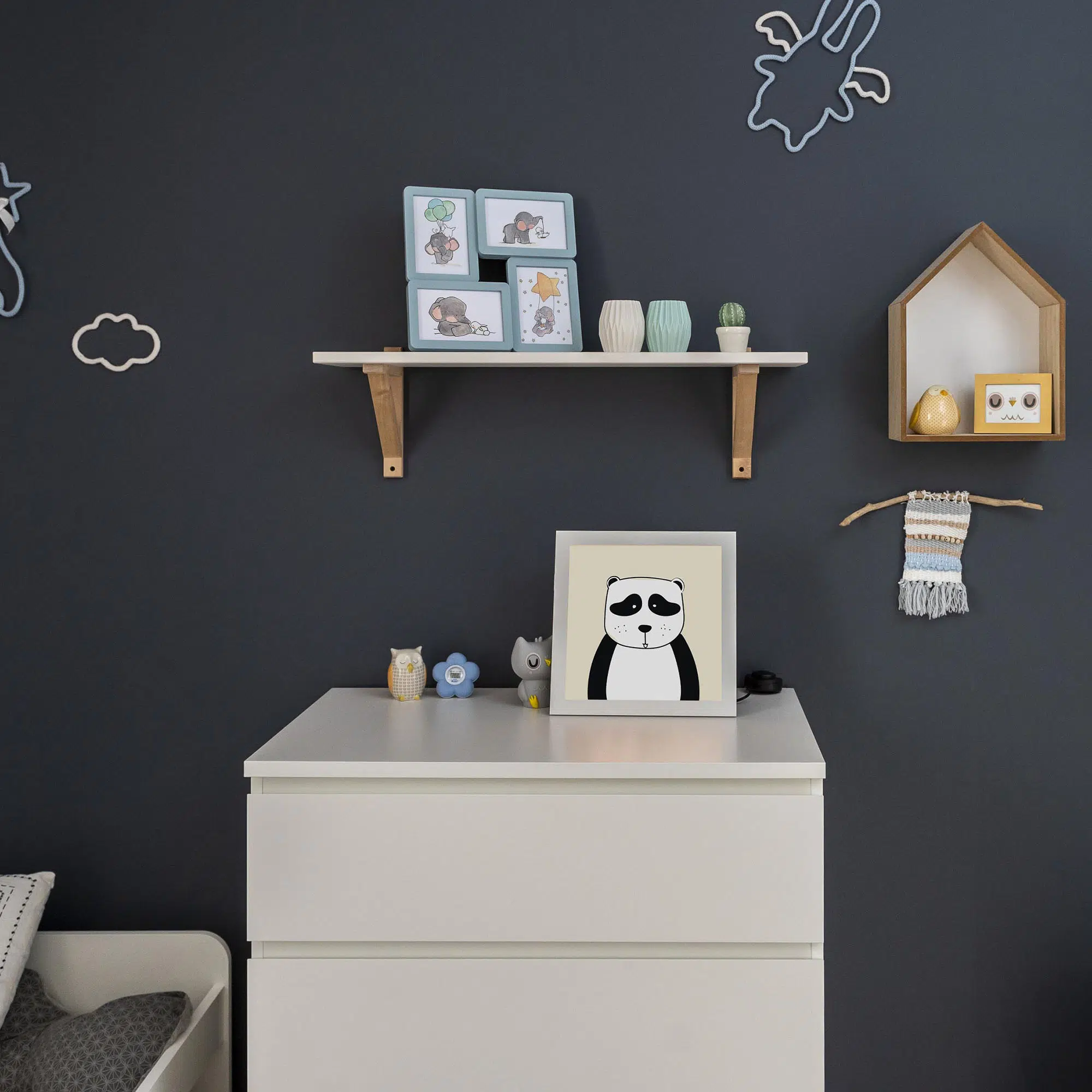 Lampe panda éteinte Lampe panda éteinte