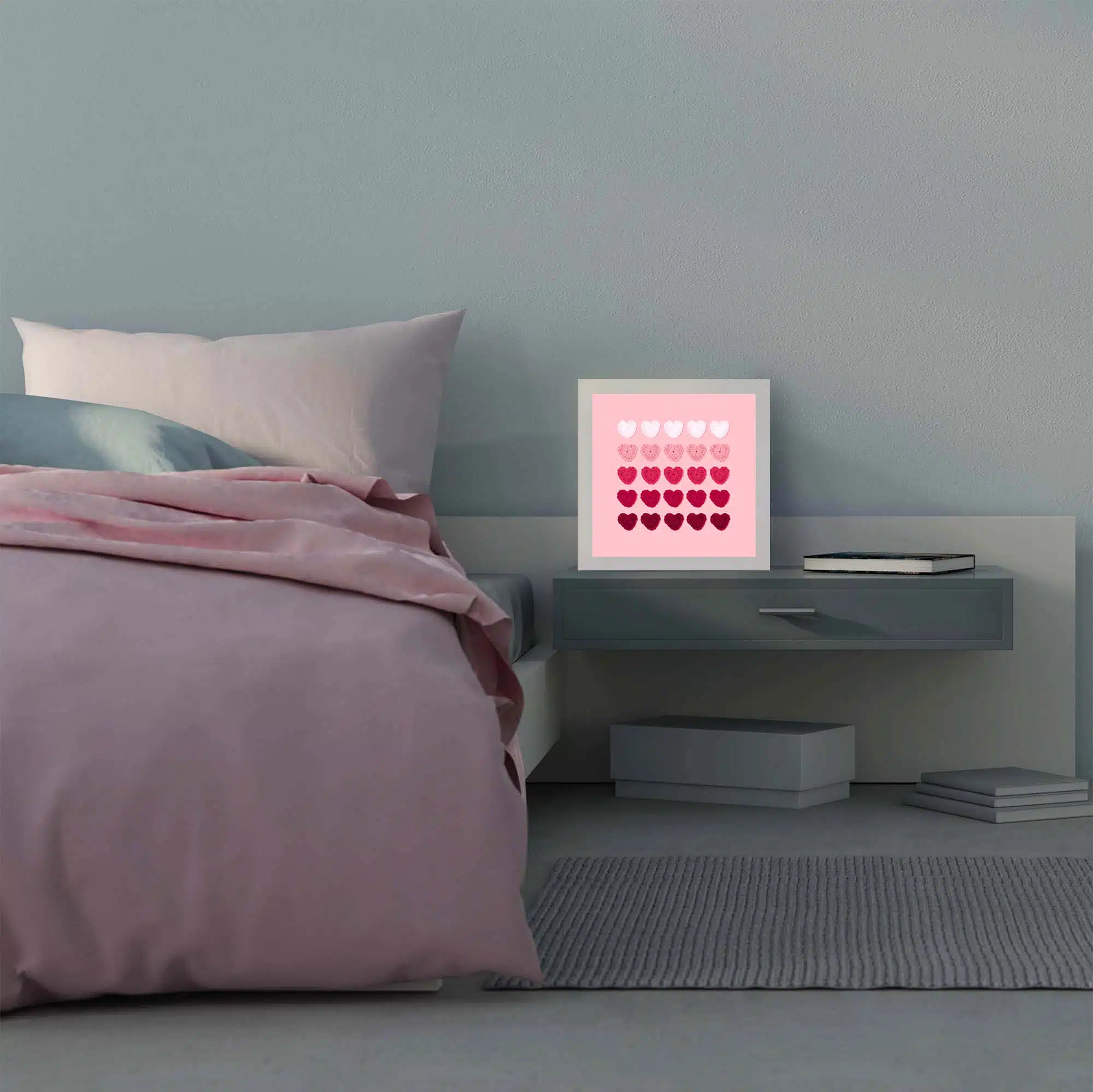 Lampe cœur éteinte Lampe cœur éteinte