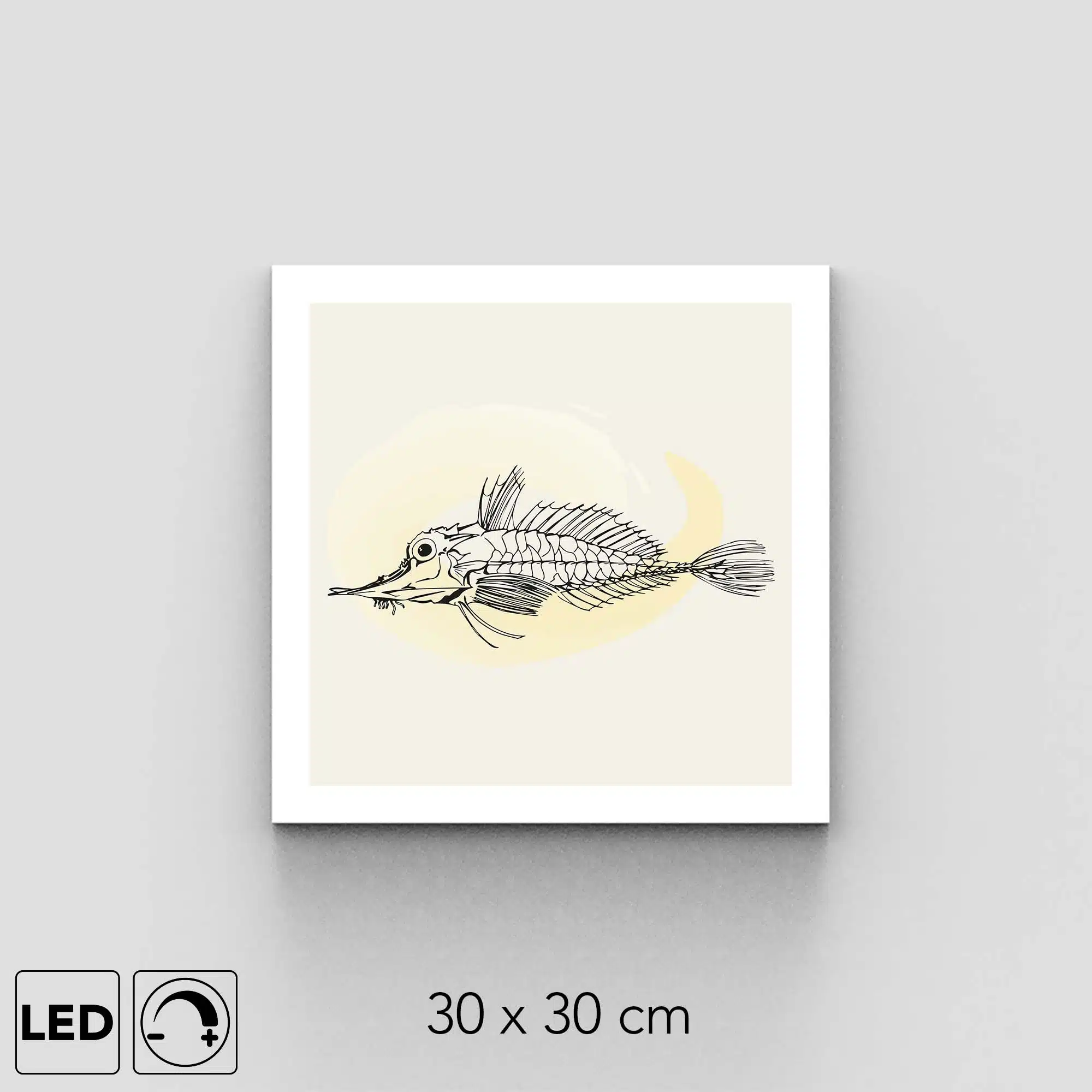 Applique murale poisson lyre Applique murale poisson lyre