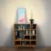 Lampe multicolore verticale allumée