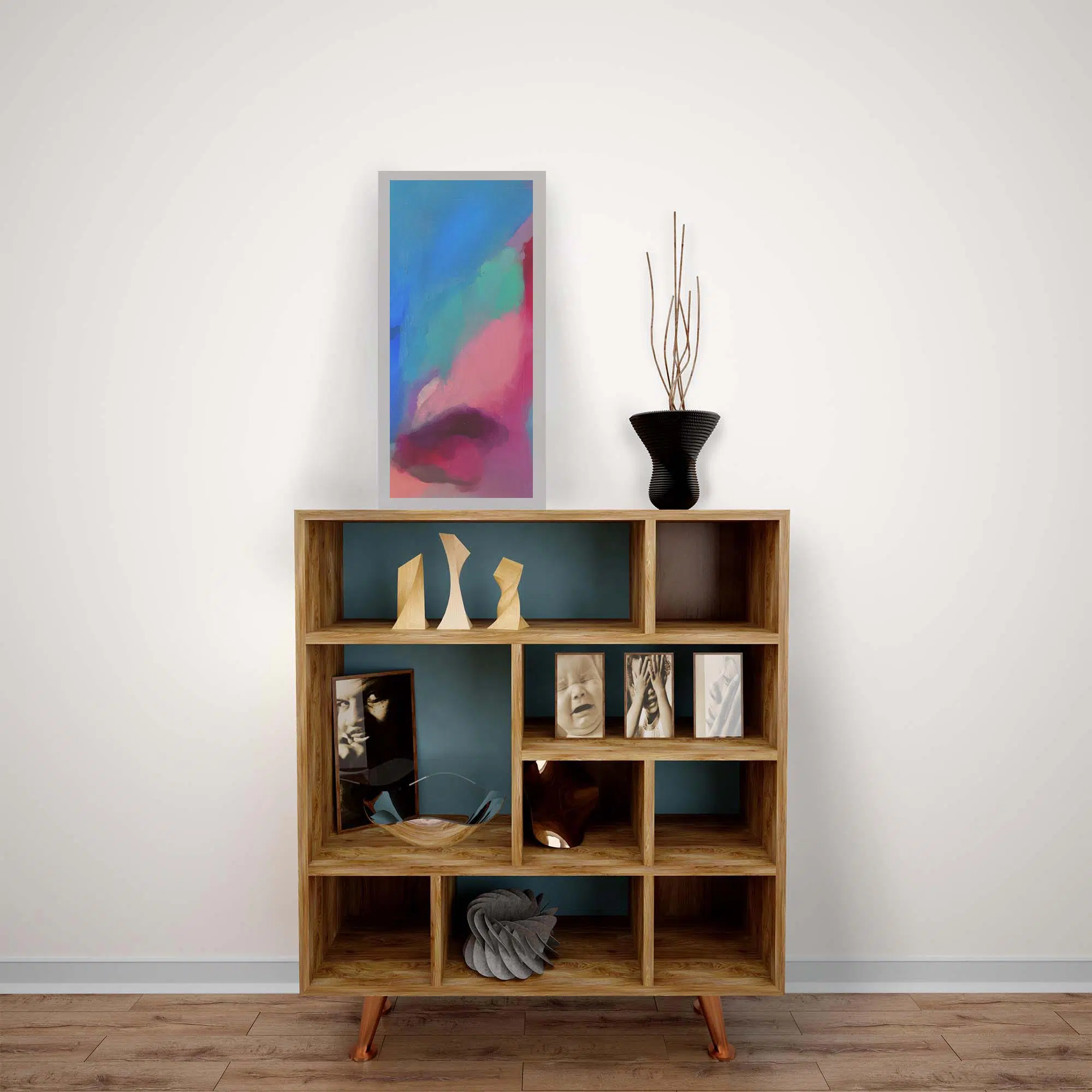 Lampe multicolore verticale éteinte