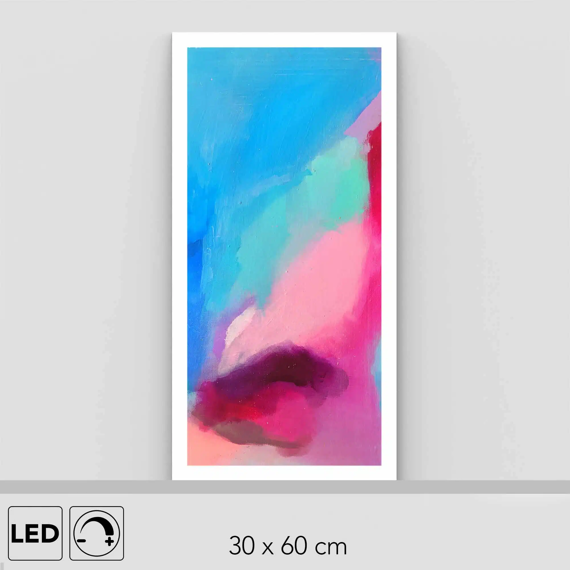 Lampe multicolore verticale Lampe multicolore verticale