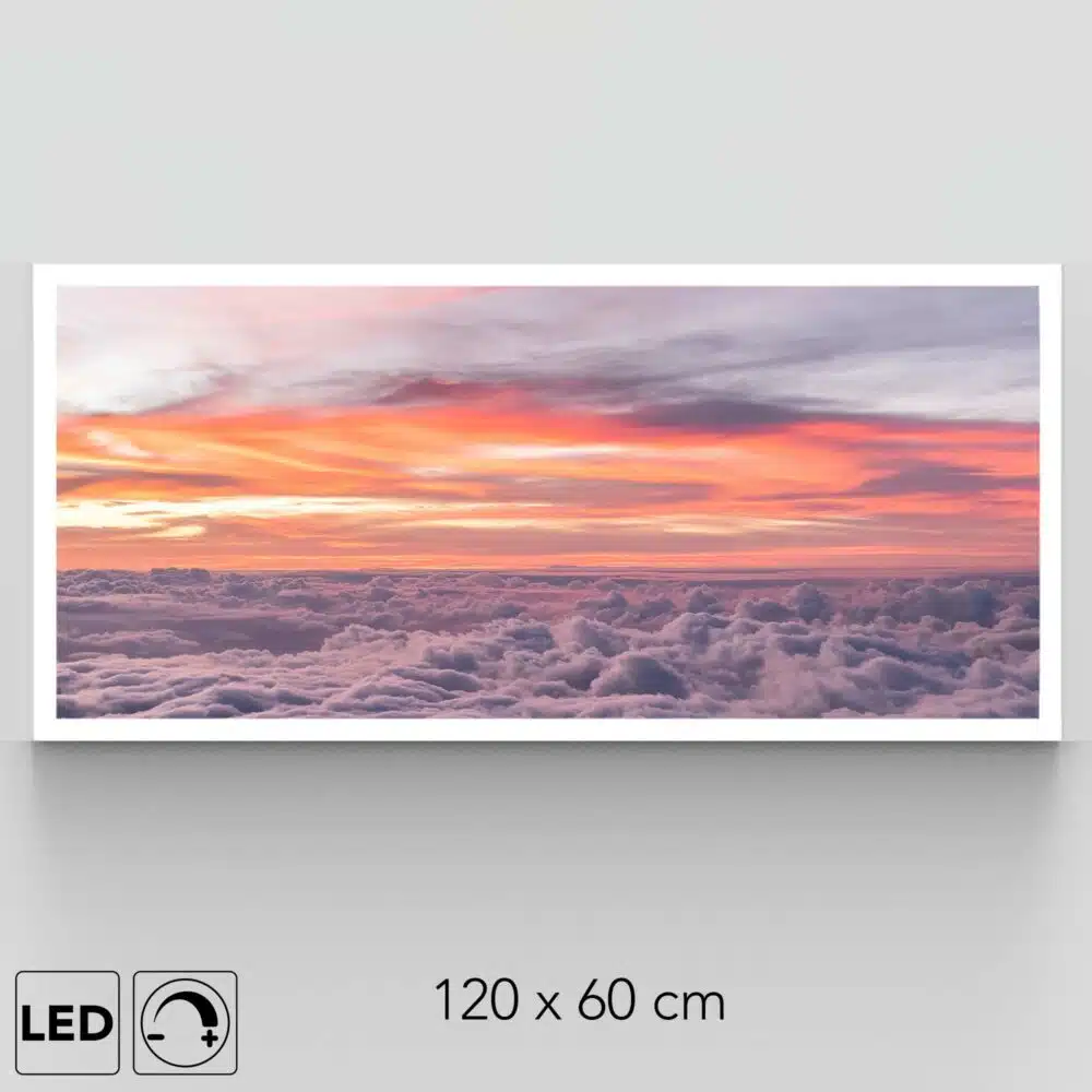 Plafonnier mer de nuages présentation