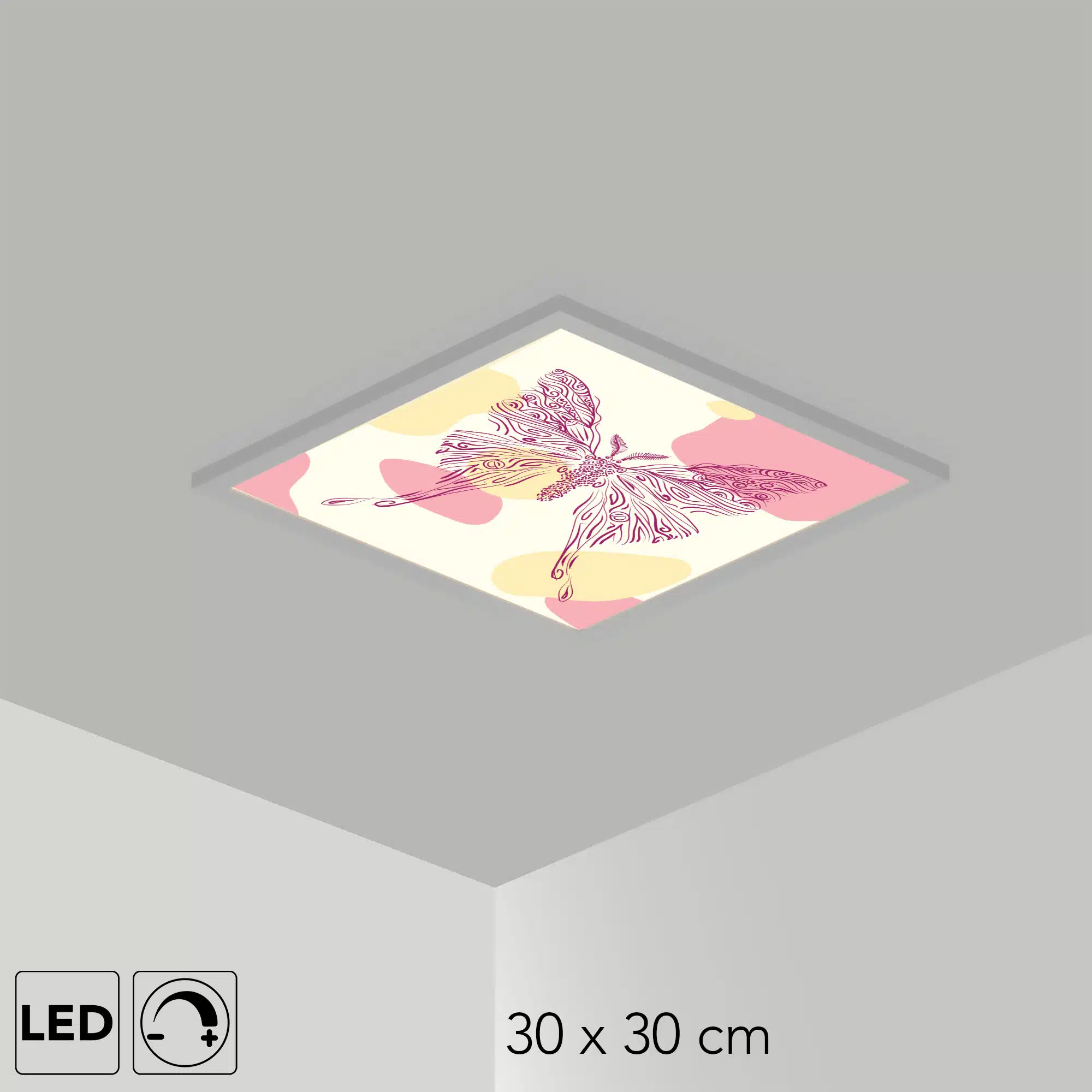 plafonnier-papillon-lune Plafonnier papillon lune