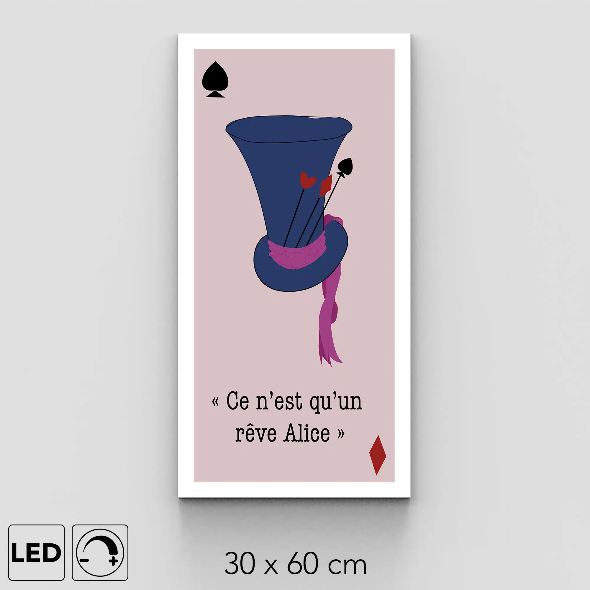 Applique murale chapeau Applique murale chapeau