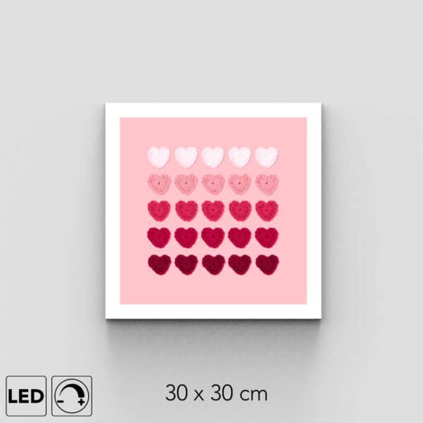 Applique murale coeur