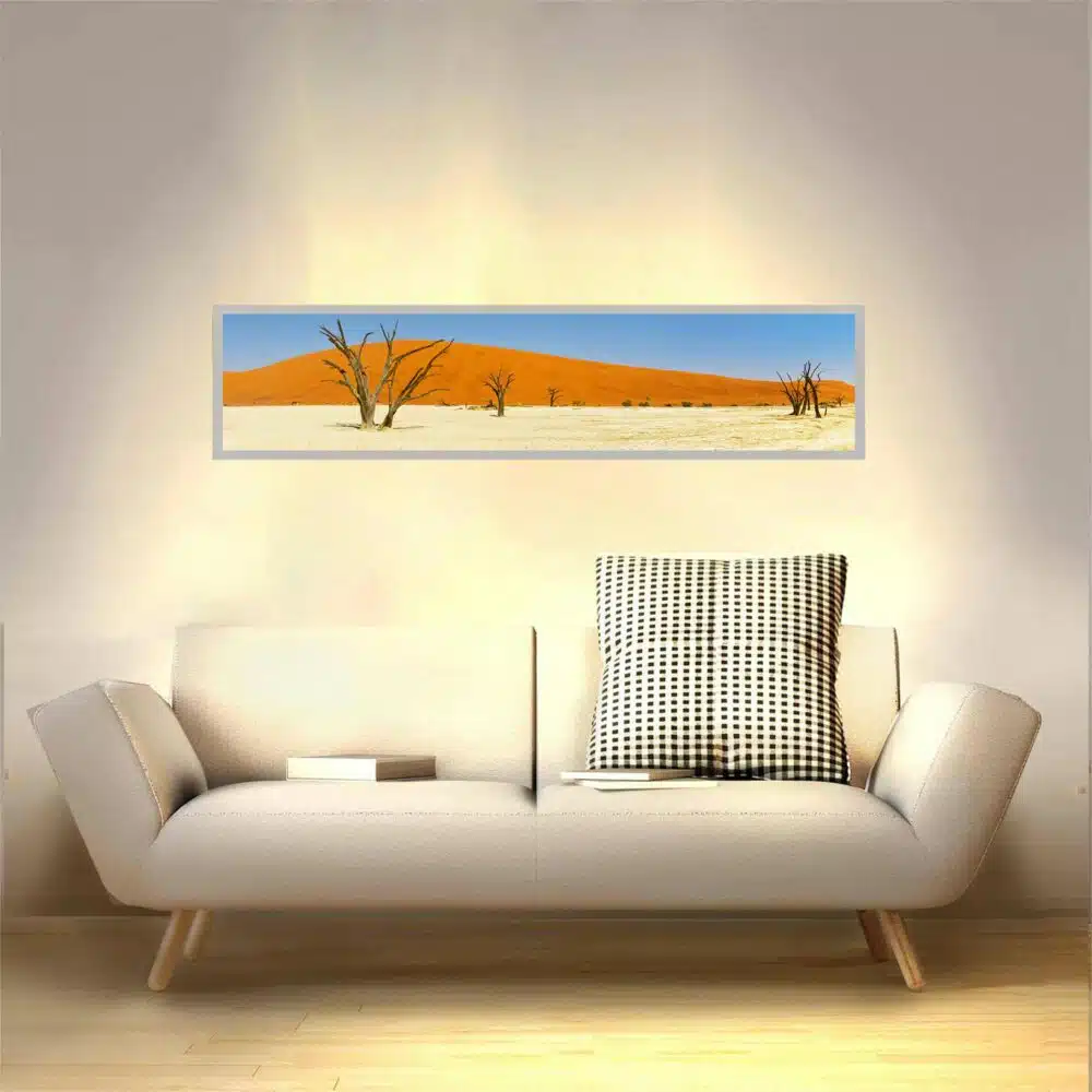 Applique murale Deadvlei allumée