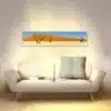 Applique murale Deadvlei allumée