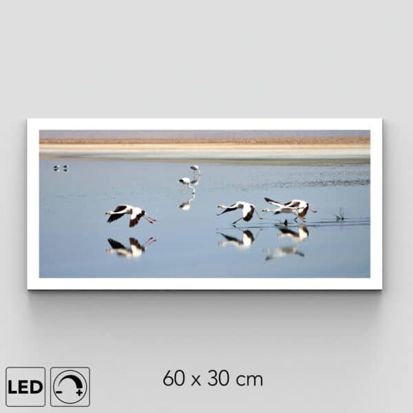 Applique murale flamants roses