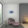 Applique murale fleur éteinte