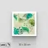 Applique murale florale