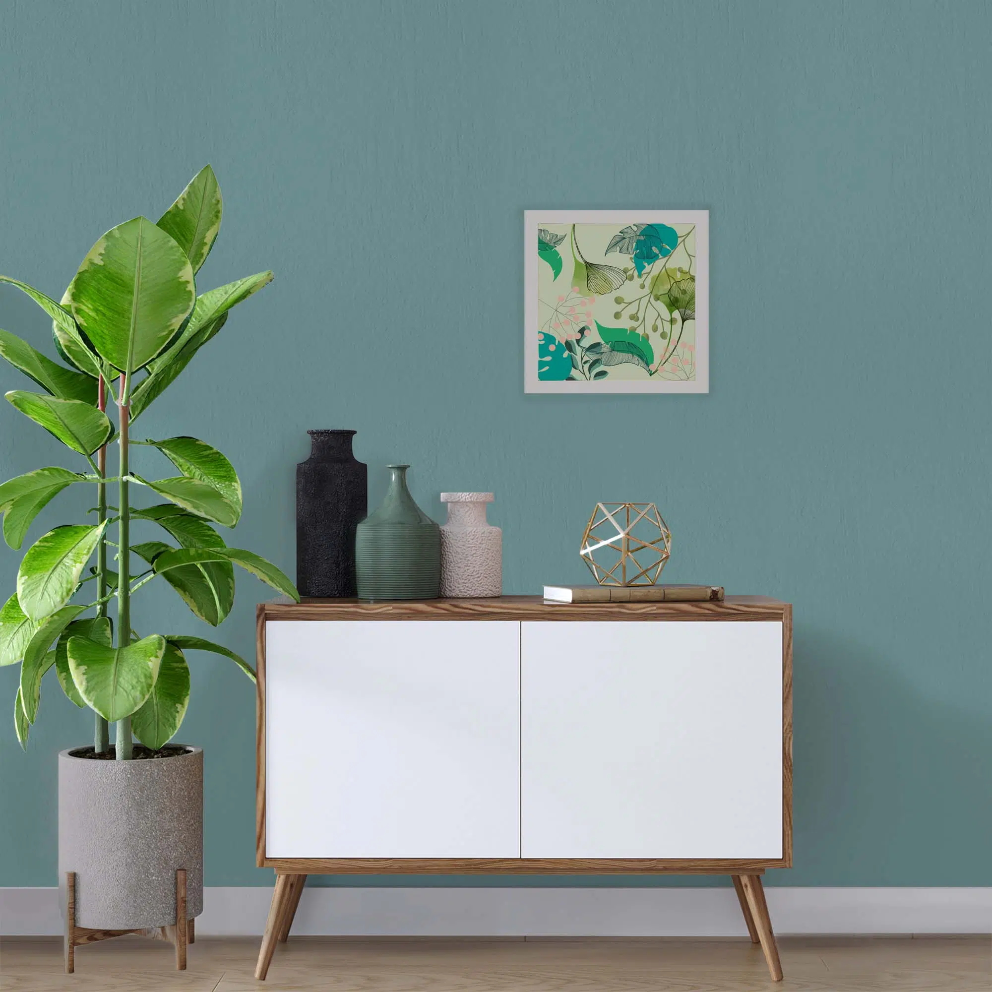 Applique murale florale éteinte Applique murale florale éteinte