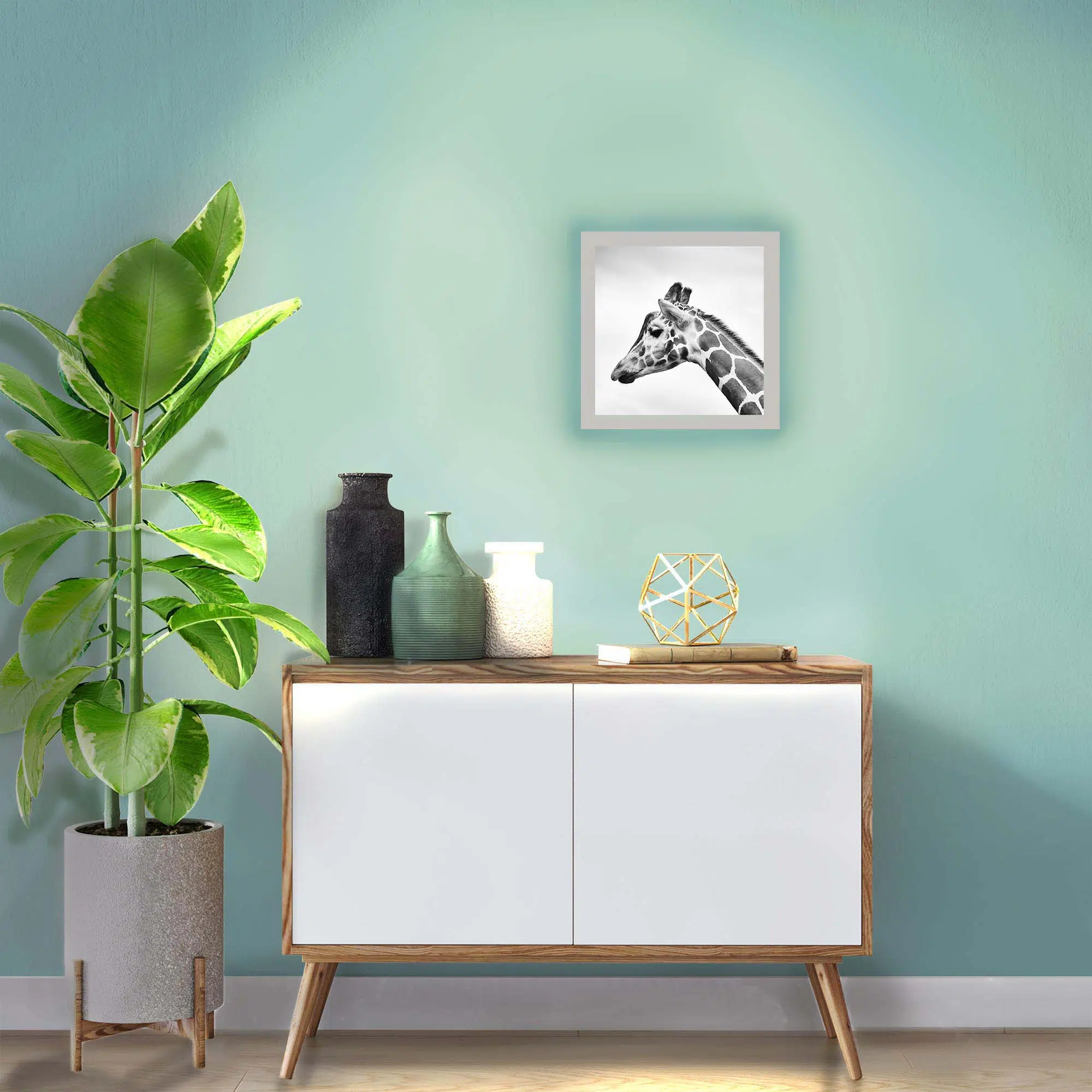 Applique murale girafe allumée Applique murale girafe allumée