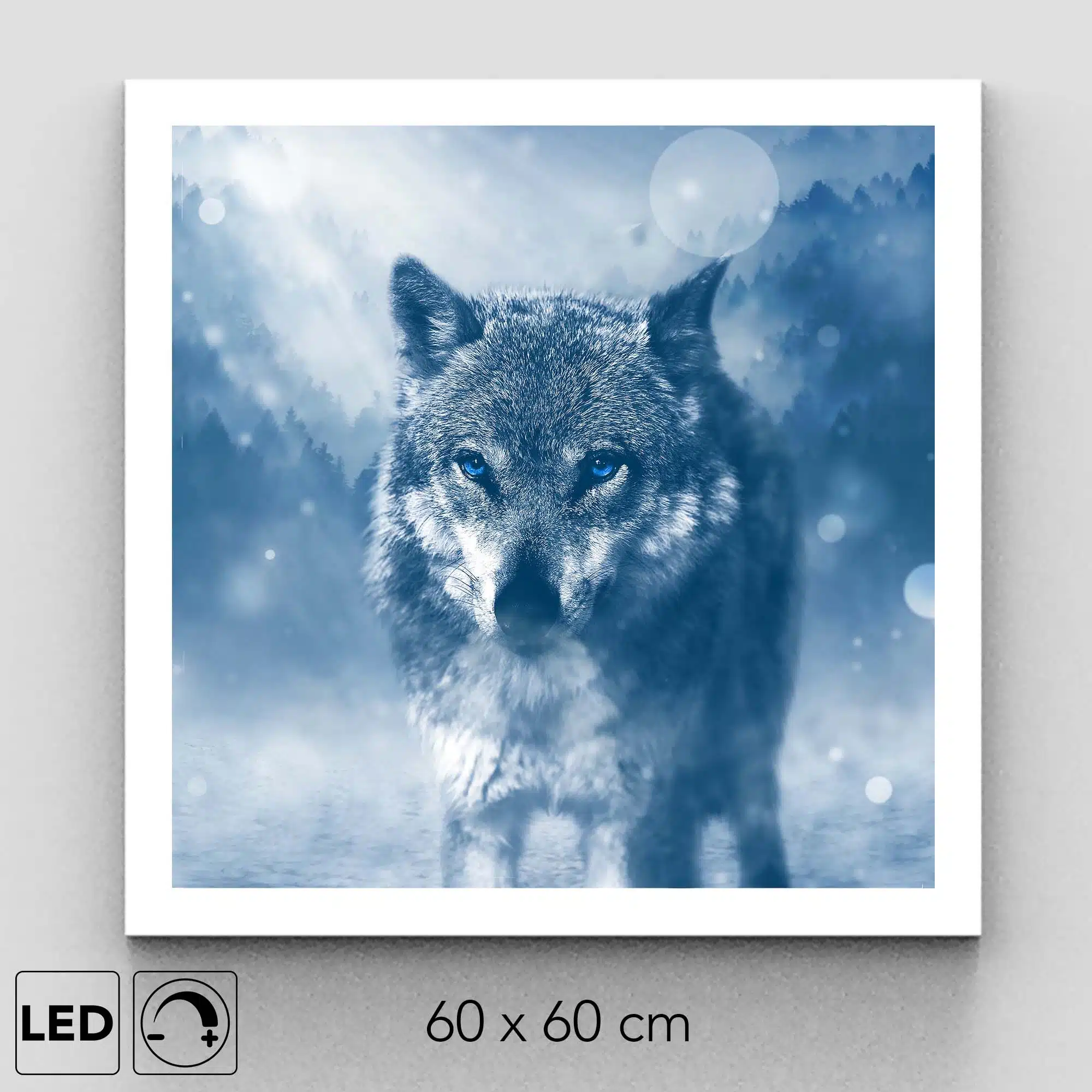 Applique murale loup gris Applique murale loup gris