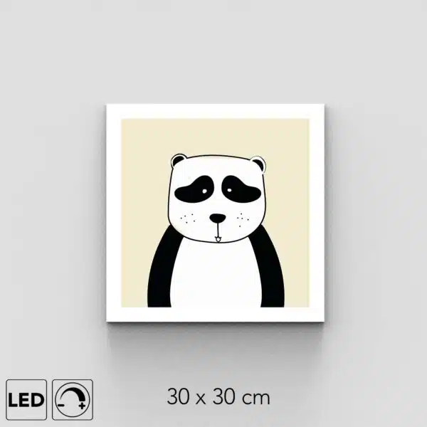 Applique murale panda