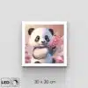 Applique murale panda animé Applique murale panda animé
