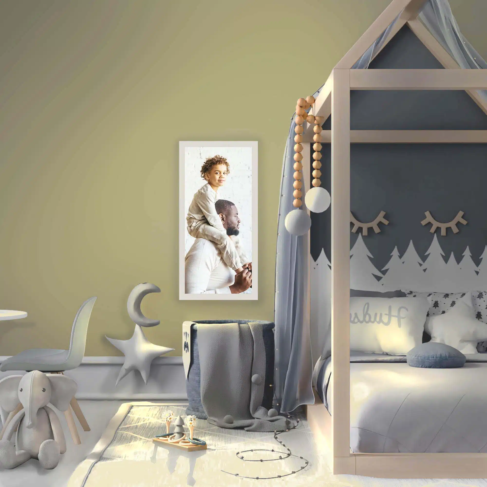 Applique murale personnalisable enfant allumée Applique murale personnalisable enfant allumée