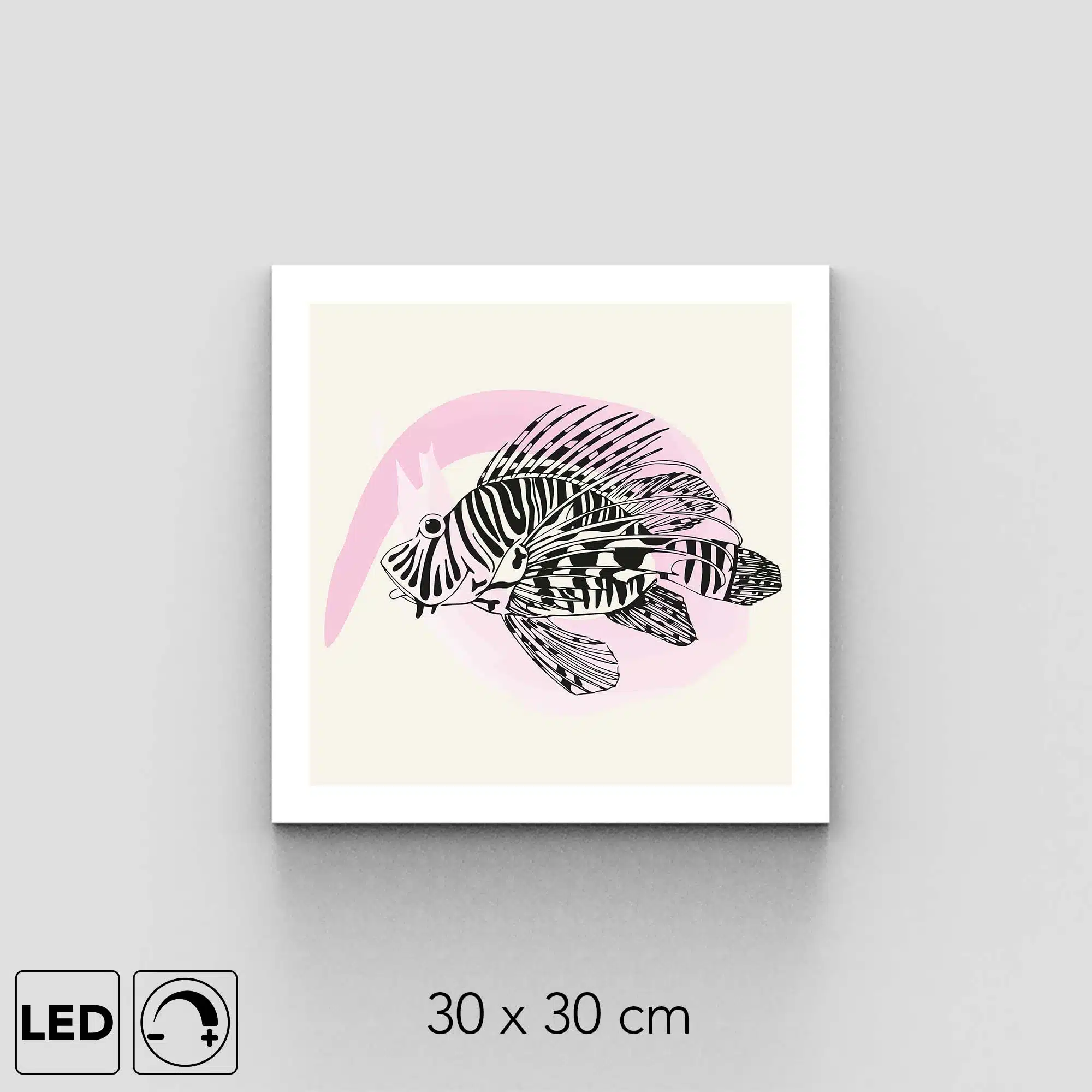 Applique murale poisson lion Applique murale poisson lion