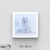 Applique murale renard polaire Applique murale renard polaire