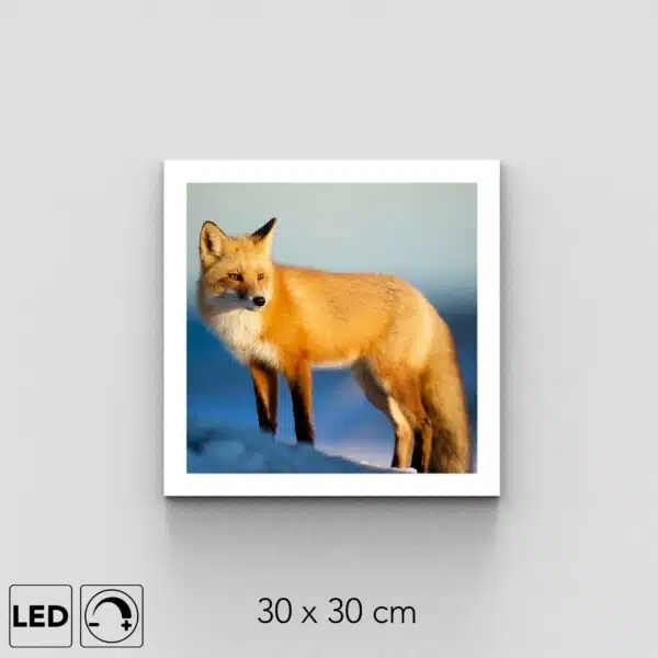 Applique murale renard roux