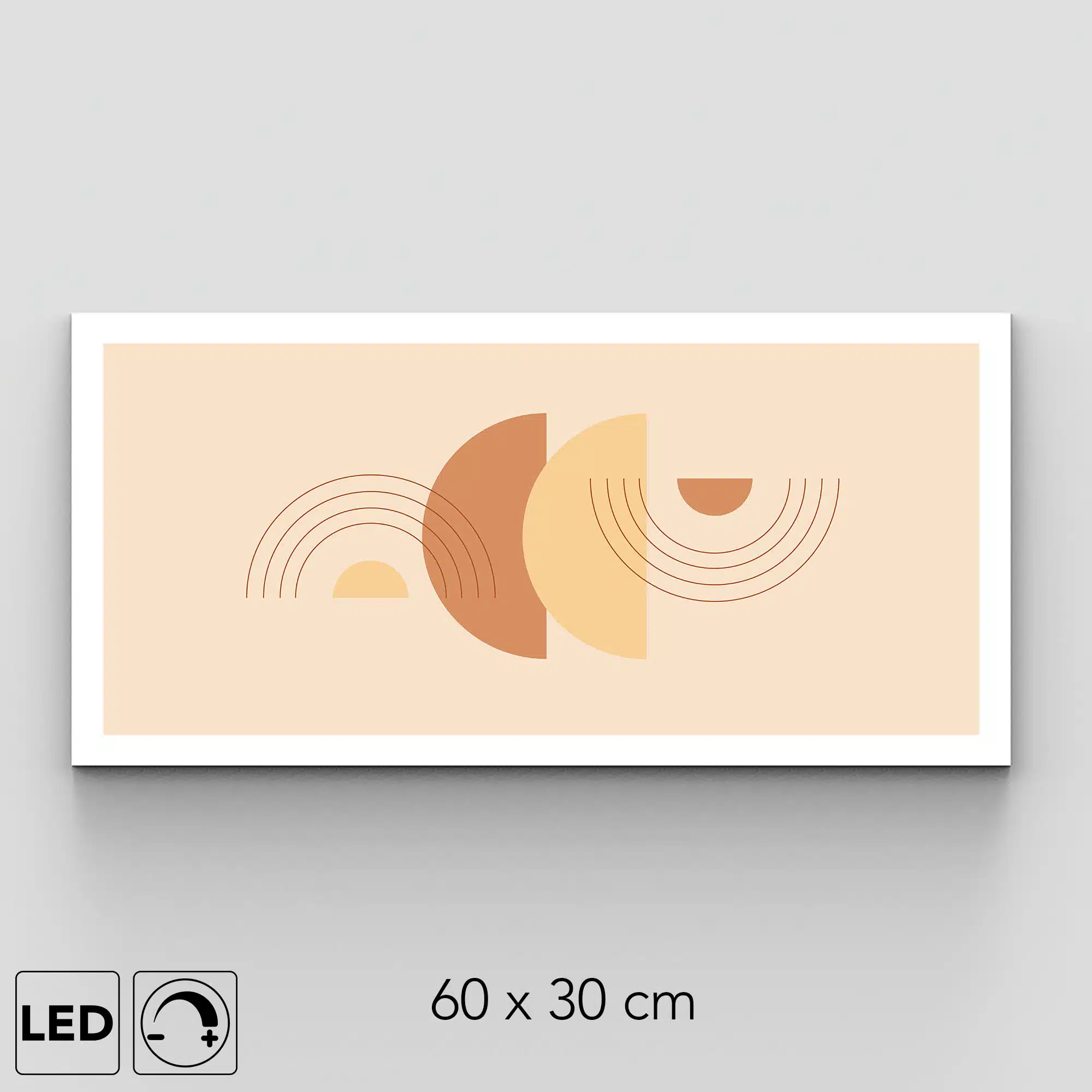 Applique murale taupe horizontale Applique murale taupe horizontale