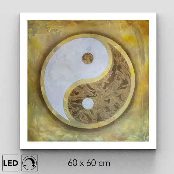 Applique murale yin yang