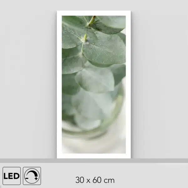 Lampe plante eucalyptus verticale