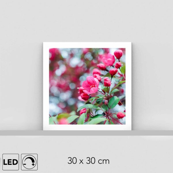 Lampe fleur de pêcher