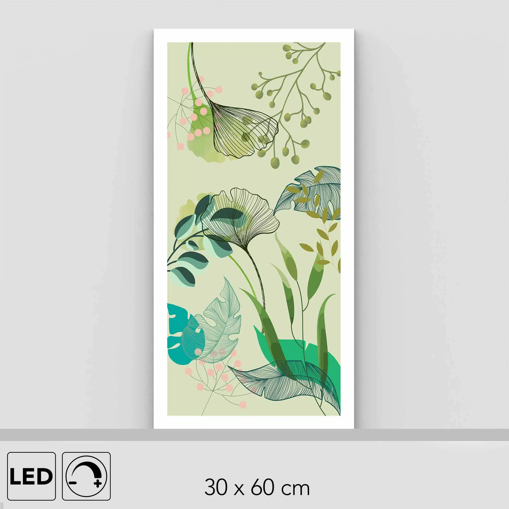 Lampe florale verticale Lampe florale verticale