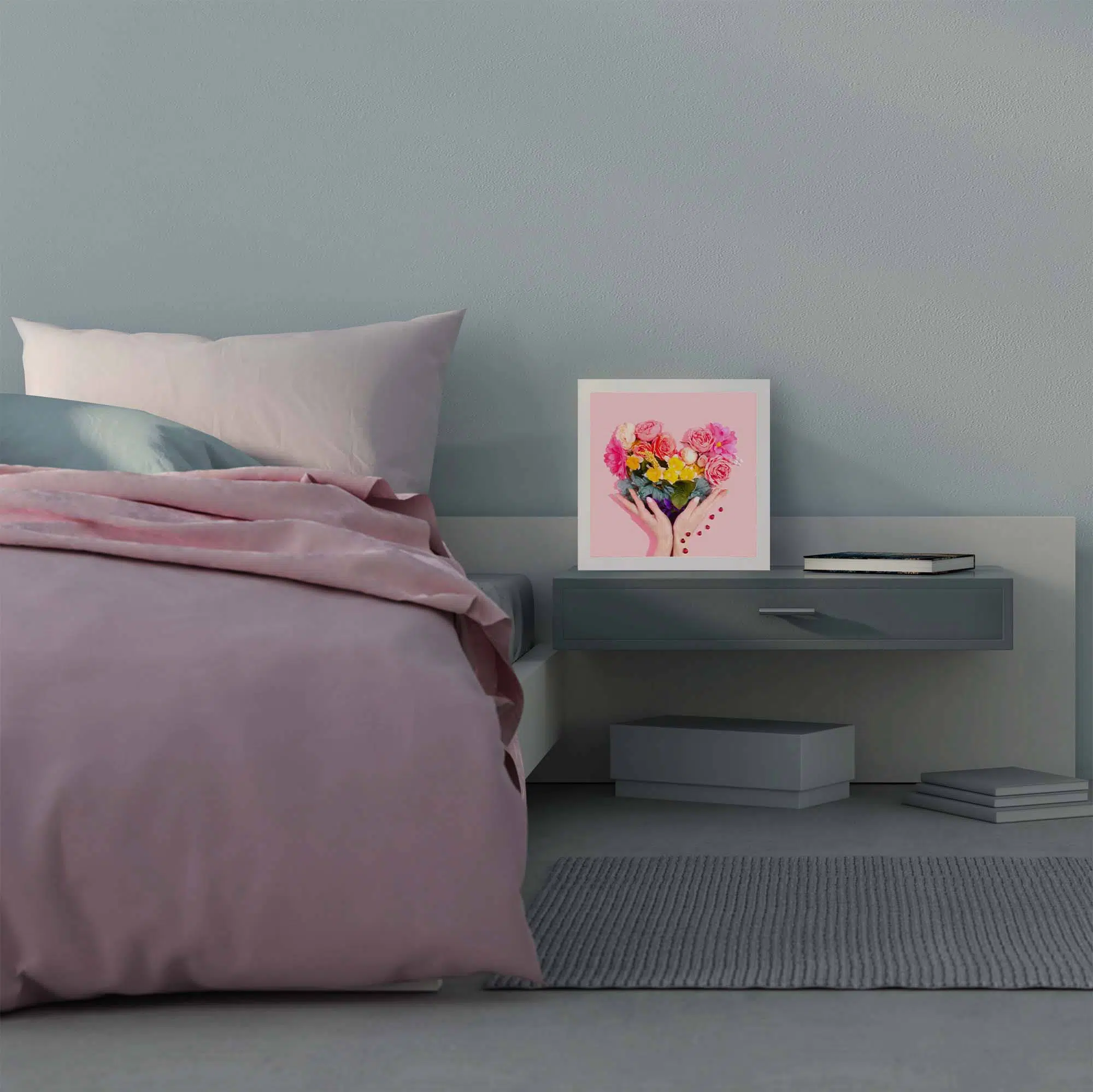 Lampe fuchsia éteinte Lampe fuchsia éteinte