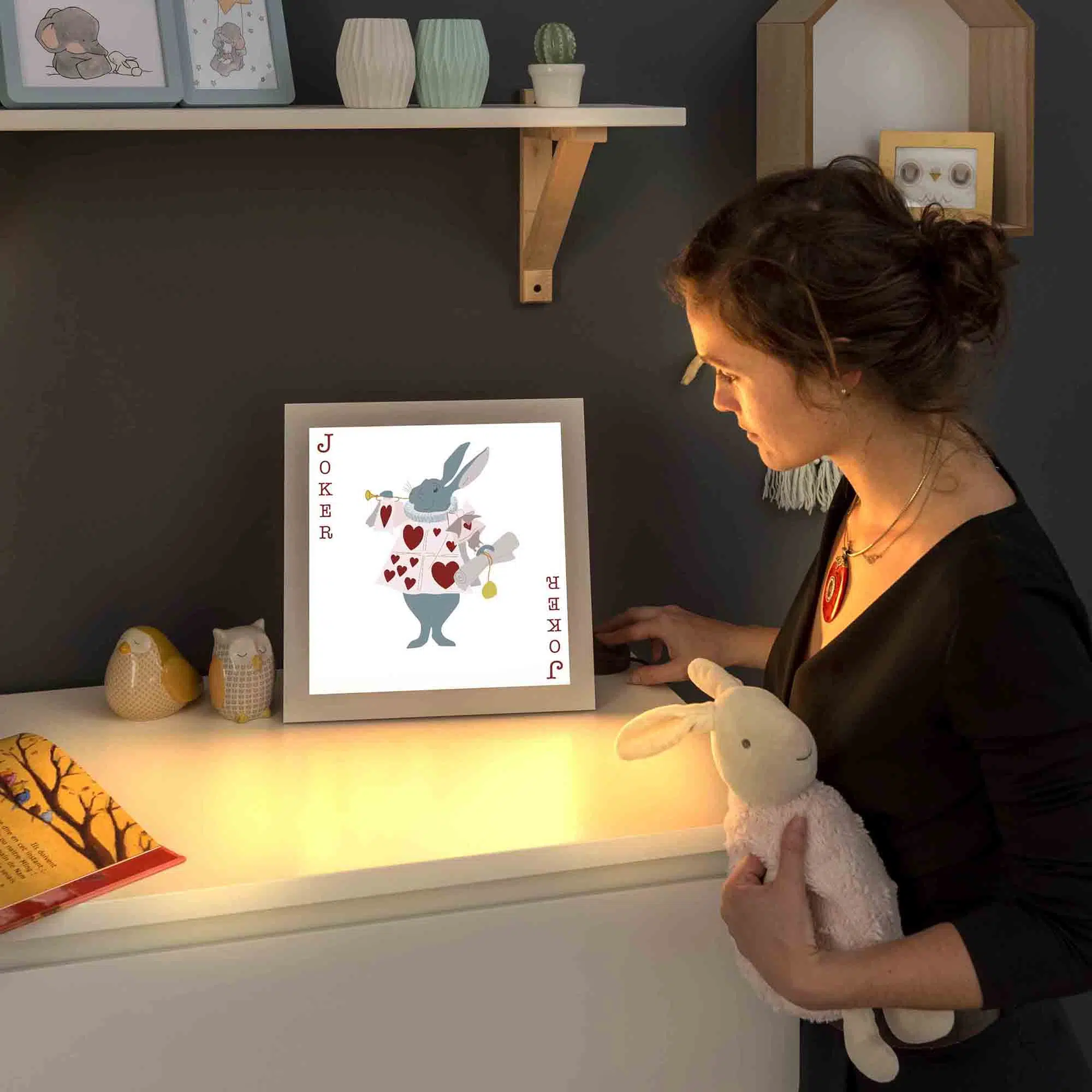 Lampe joker allumée Lampe joker allumée