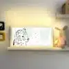 Lampe léopard horizontale allumée
