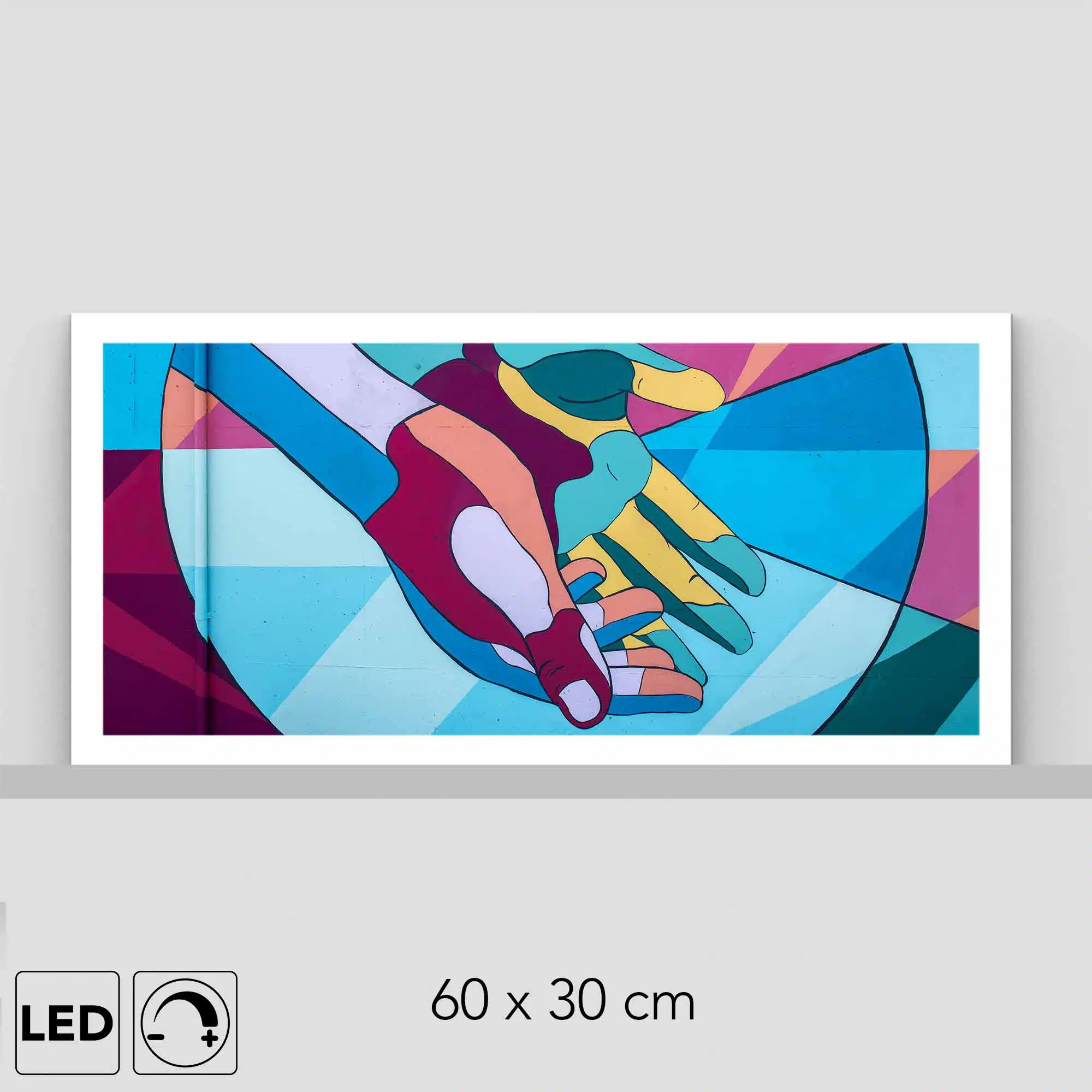 Lampe mains horizontale Lampe mains horizontale