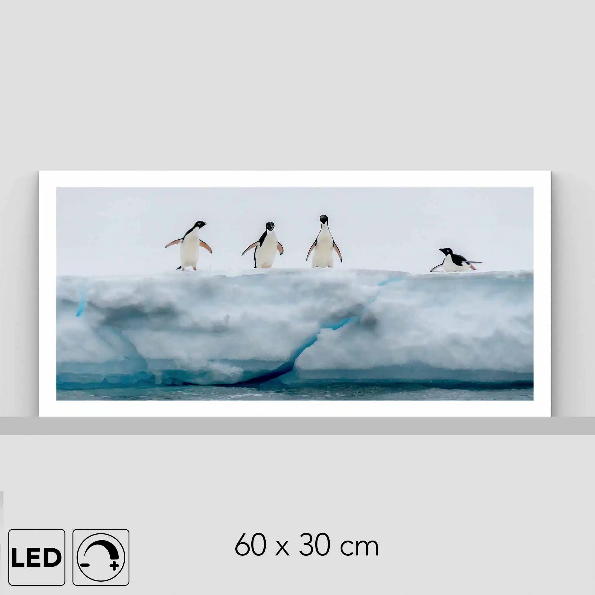 Lampe manchots banquise Lampe manchots banquise