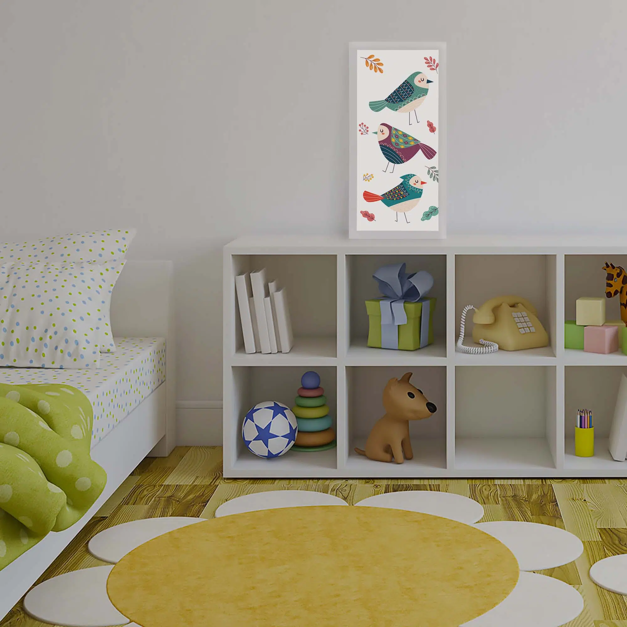 Lampe oiseaux éteinte