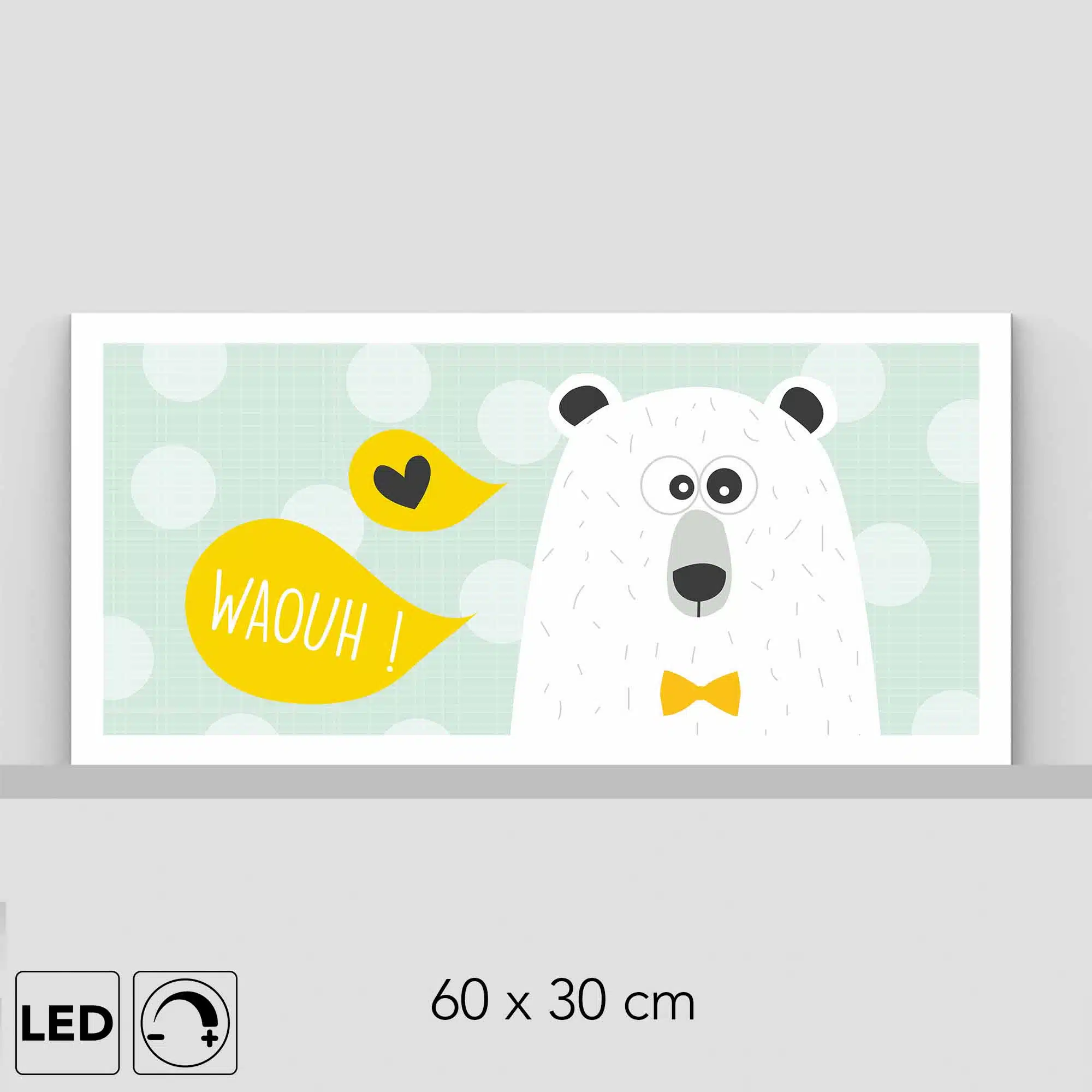 Lampe ours horizontale Lampe ours horizontale