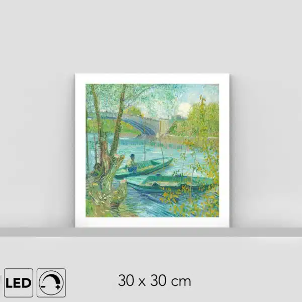 Lampe pêche au printemps