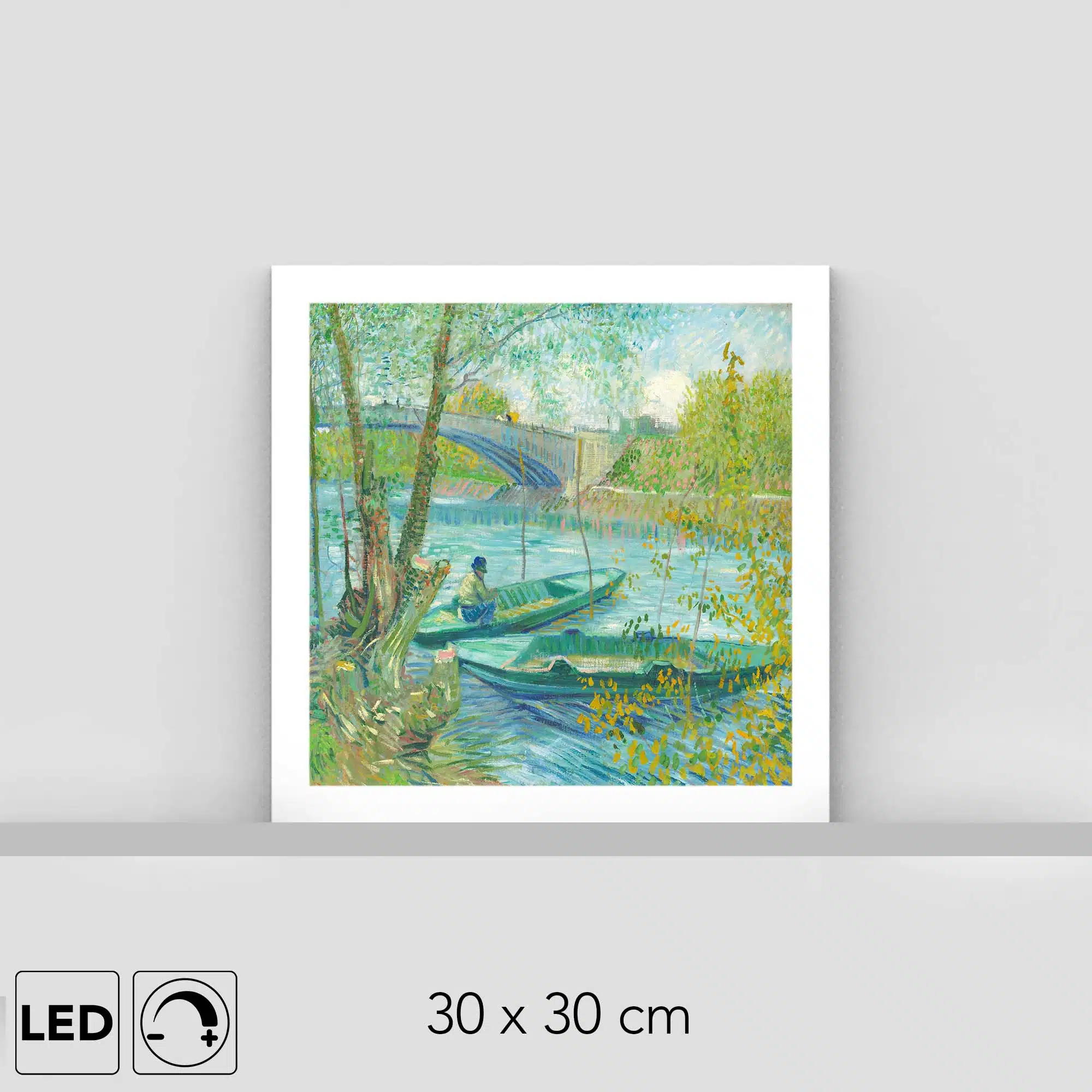 Lampe pêche au printemps