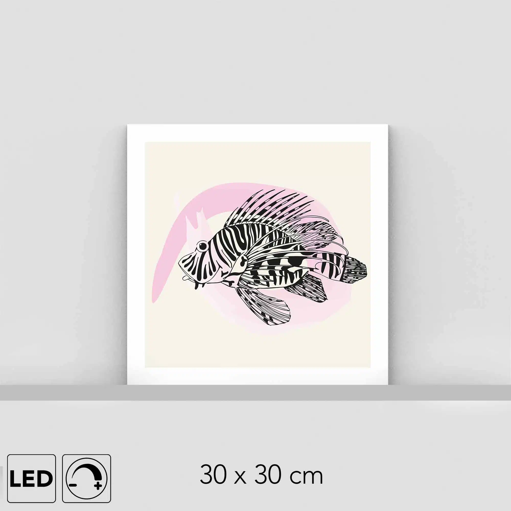 Lampe poisson lion Lampe poisson lion