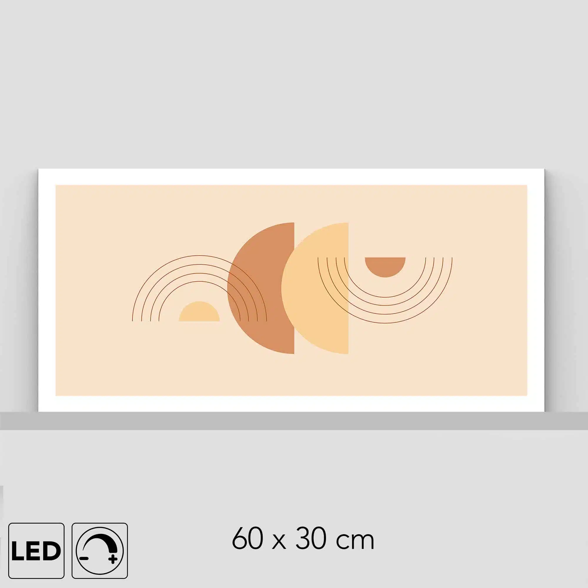 Lampe taupe horizontale Lampe taupe horizontale