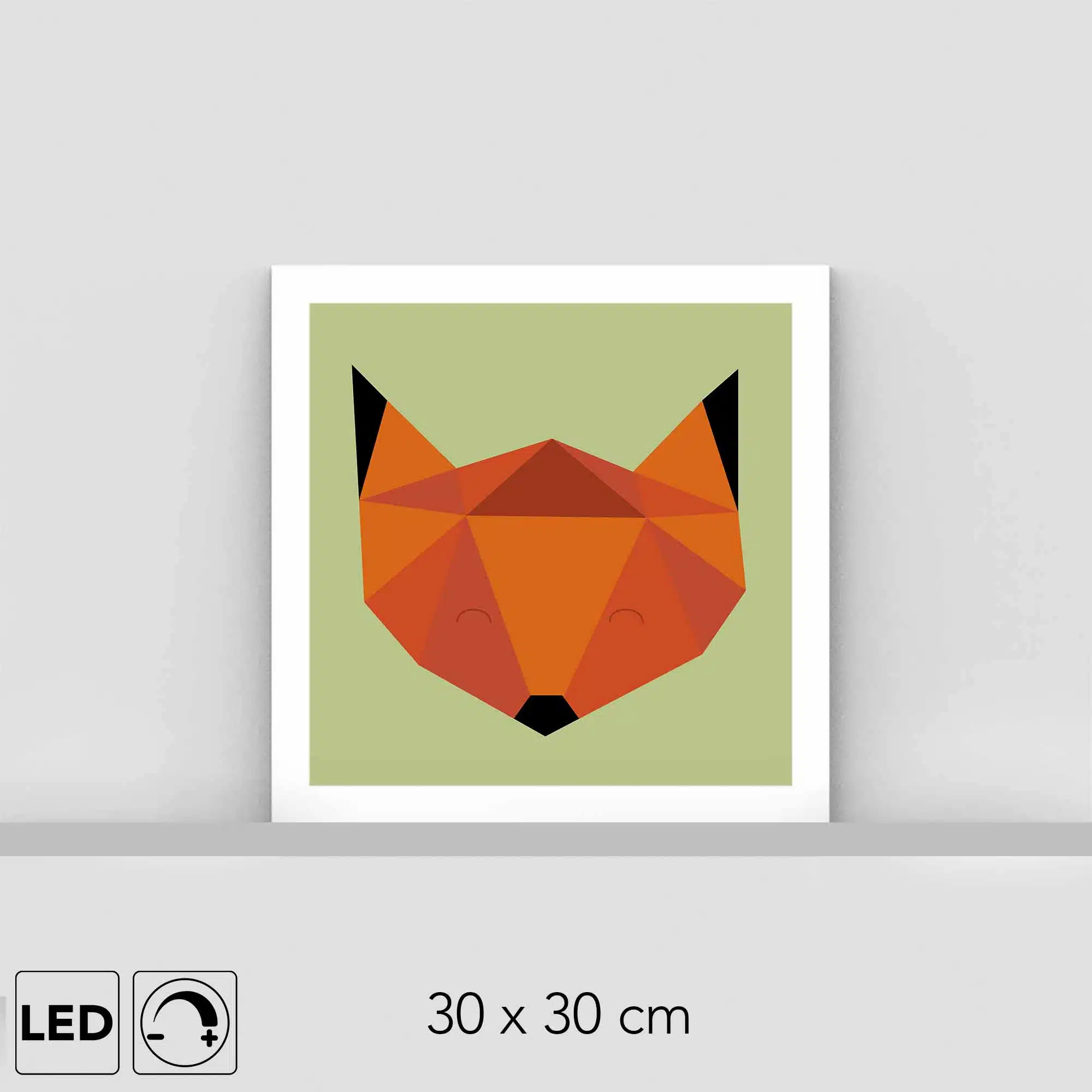 Lampe tête de renard Lampe tête de renard