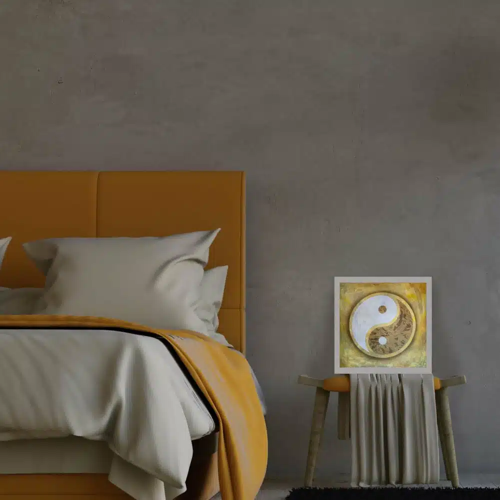 Lampe yin yang 30x30cm visuel Rustall | Lumeninside