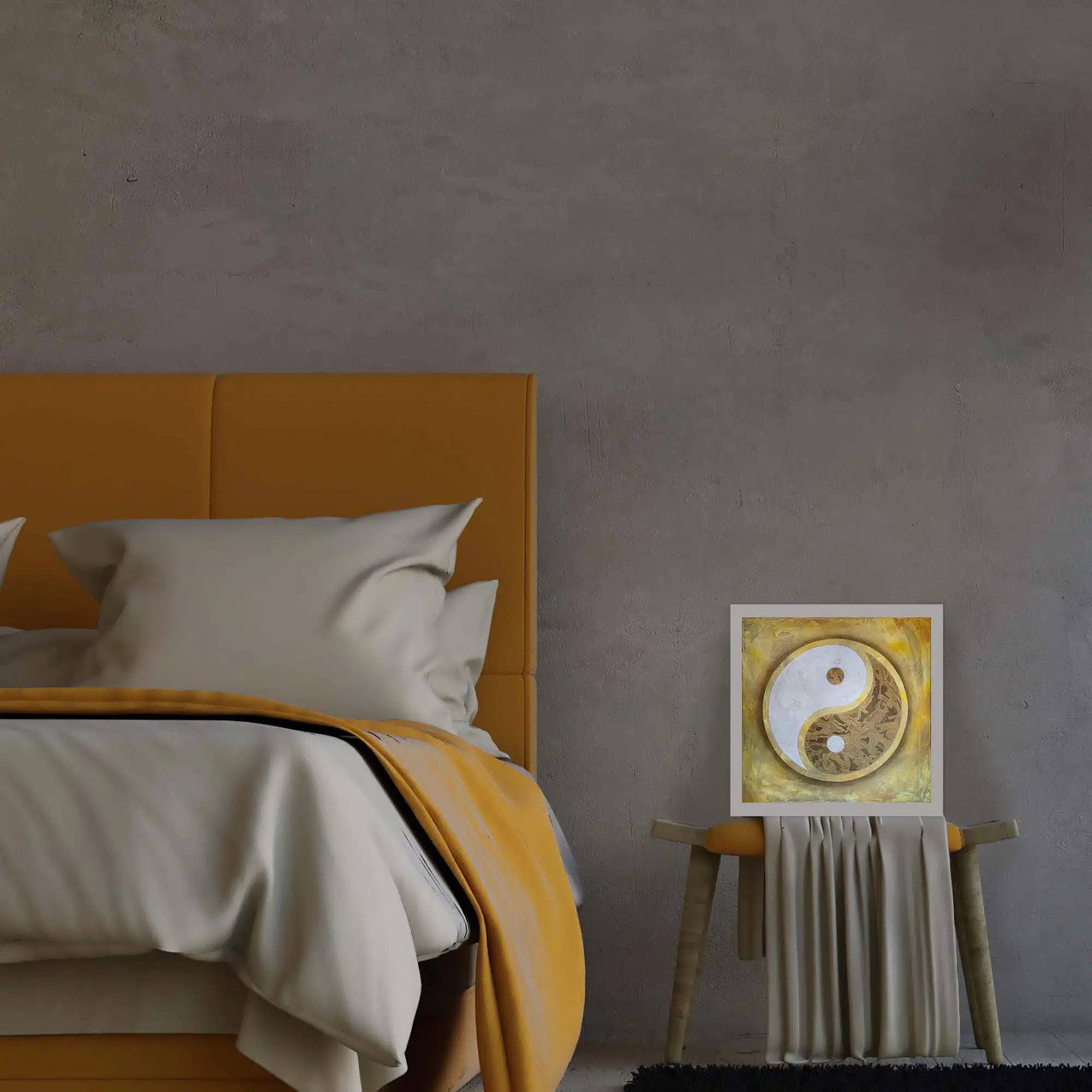 Lampe yin yang éteinte