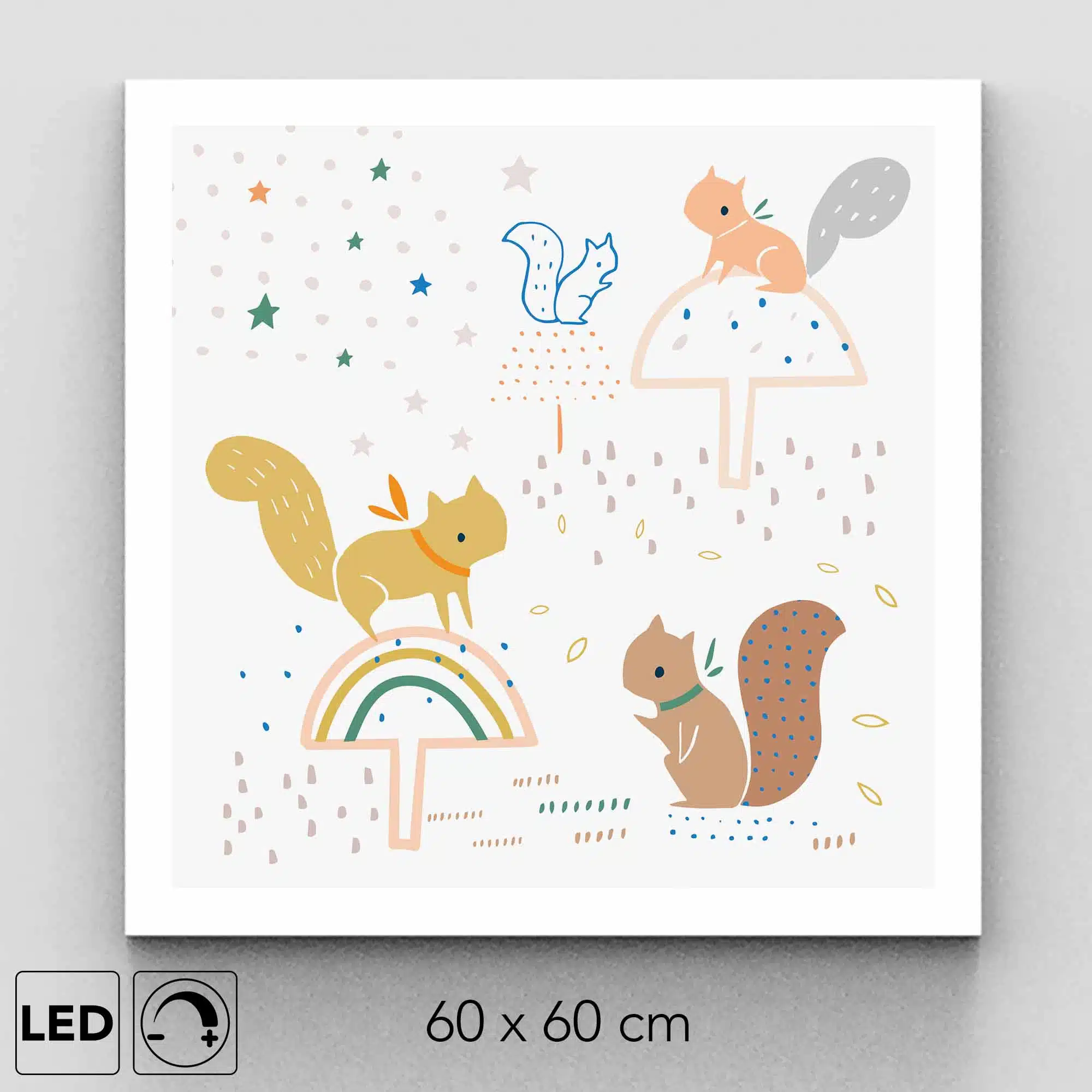 Plafonnier écureuils présentation Plafonnier écureuils présentation