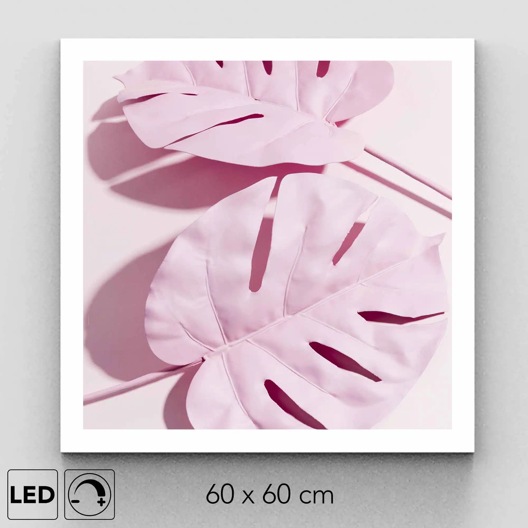 Plafonnier feuille rose présentation Plafonnier feuille rose présentation