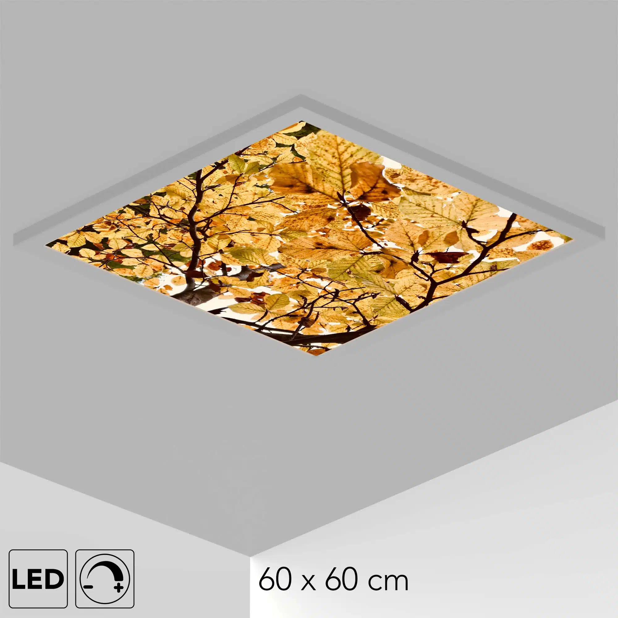 Plafonnier feuilles automne