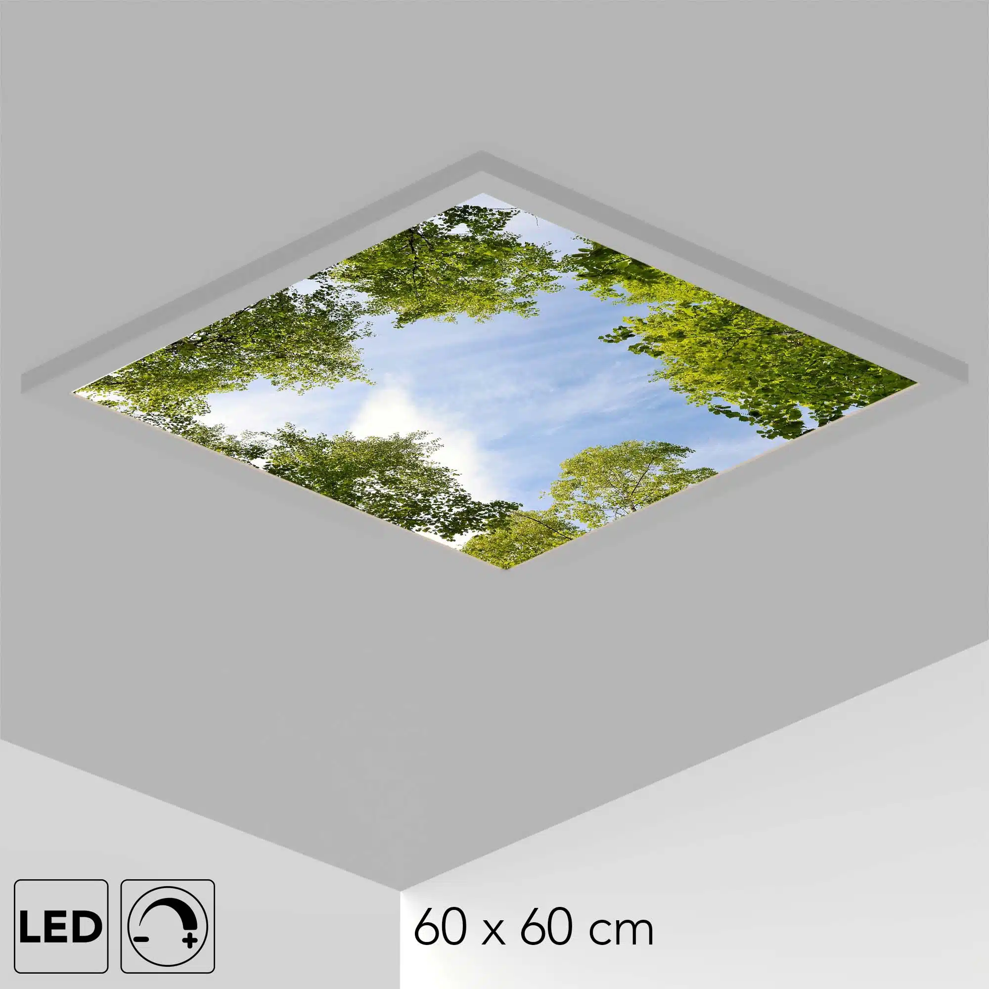 Plafonnier trouée forestière