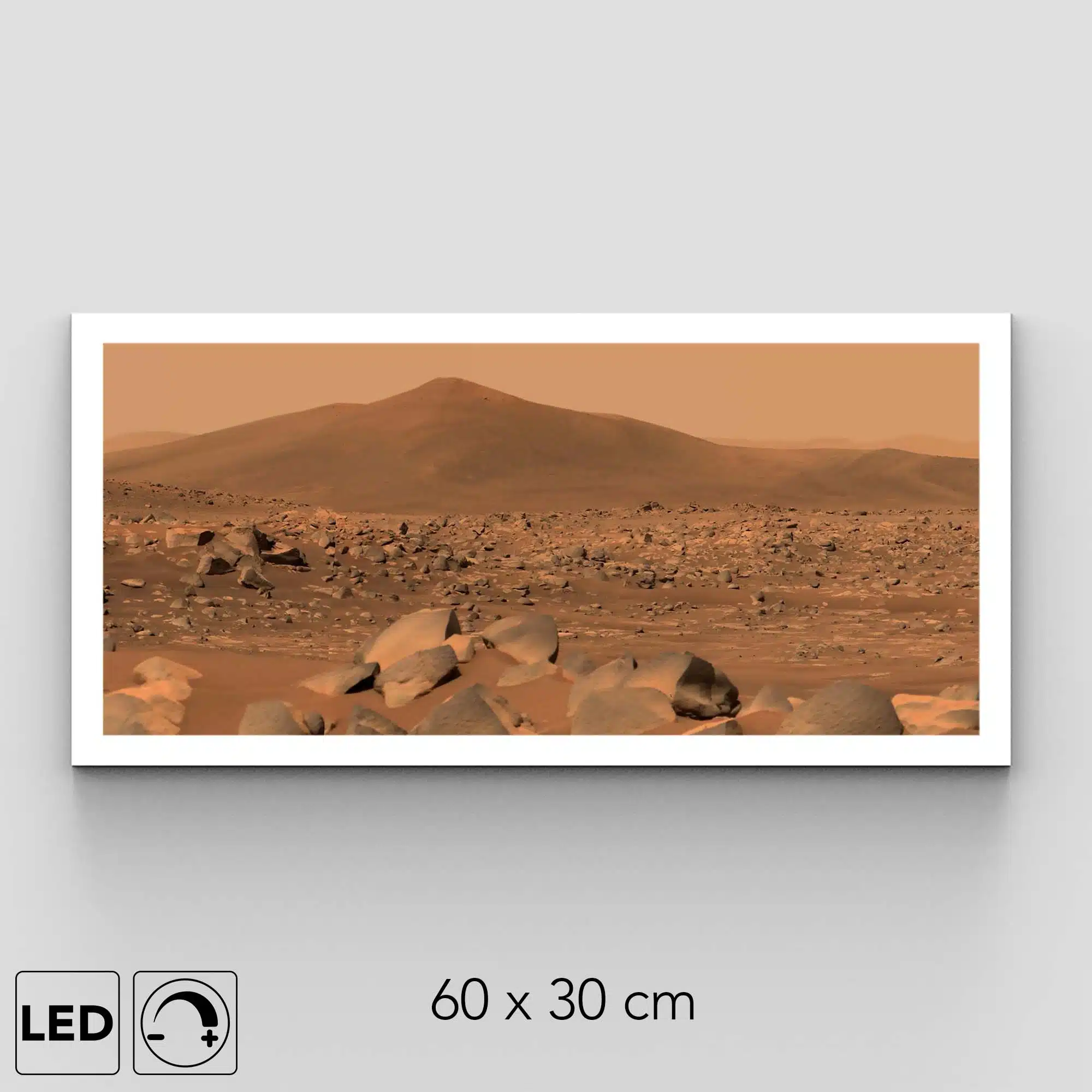 Applique mars cratère Jezero Applique mars cratère Jezero