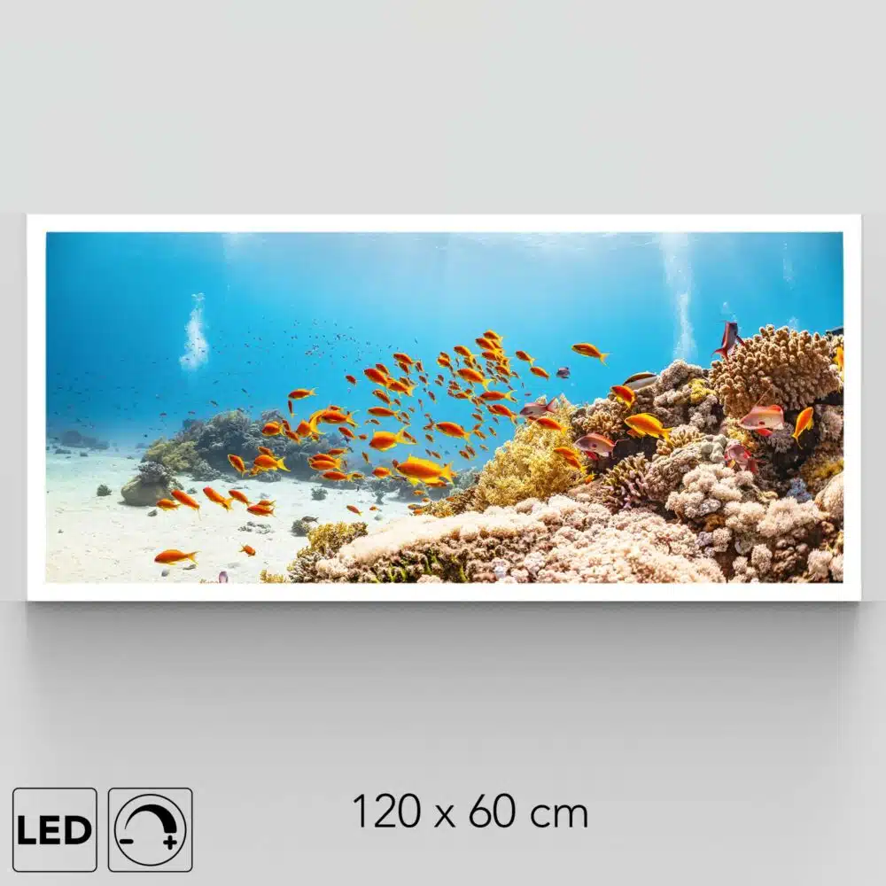 Applique murale aquarium