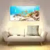Applique murale aquarium allumée